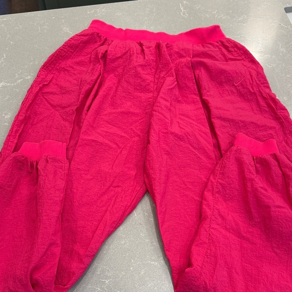 Vintage Nike Hot Pink Women's Jogger Track Pants Vintage 90s